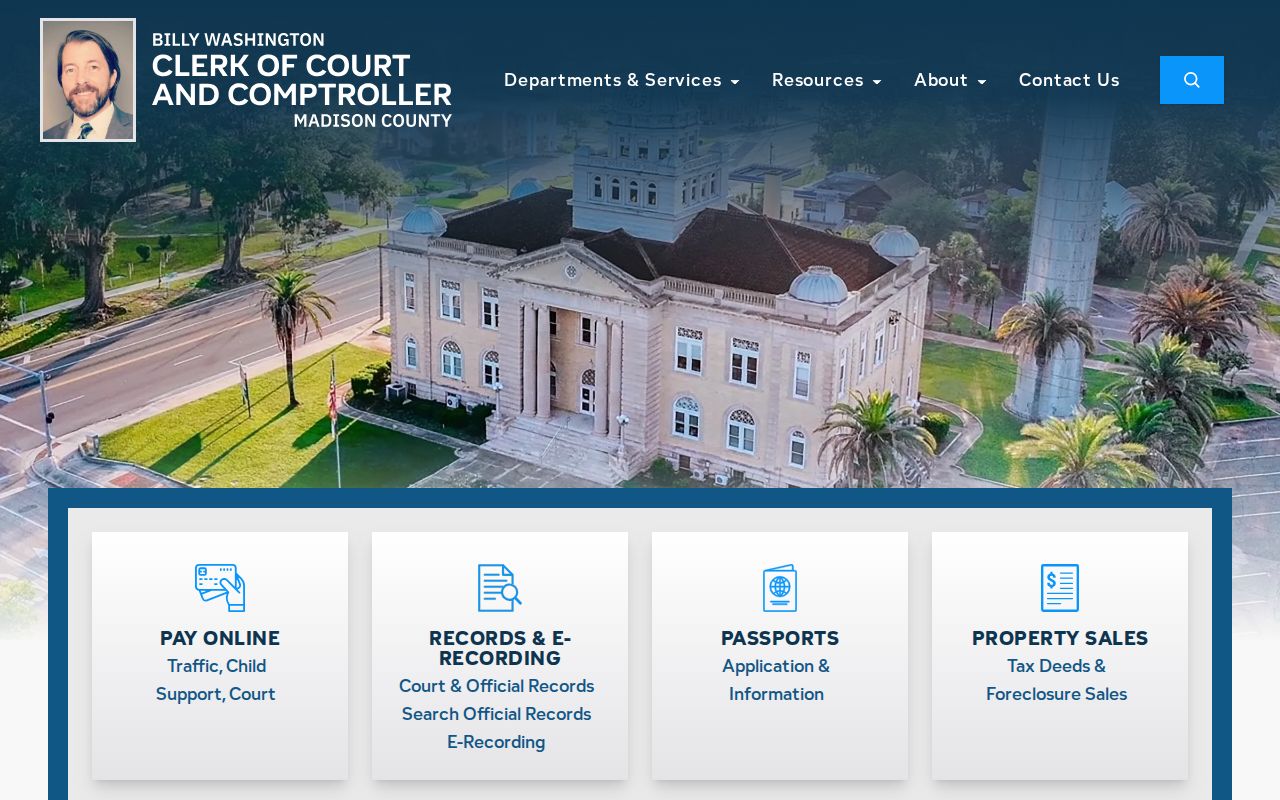 Madison County criminal court records Clerk website