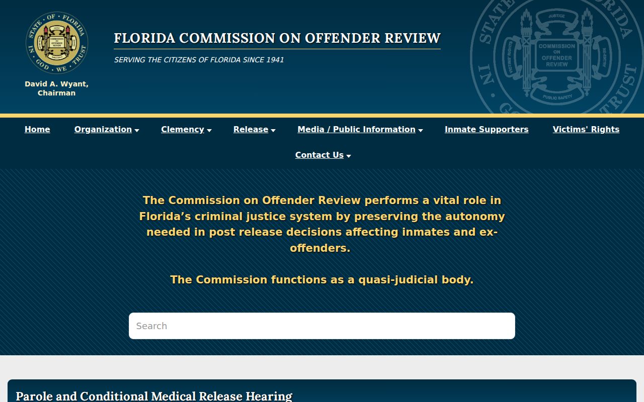 Florida parole authority information for Madison County criminal records