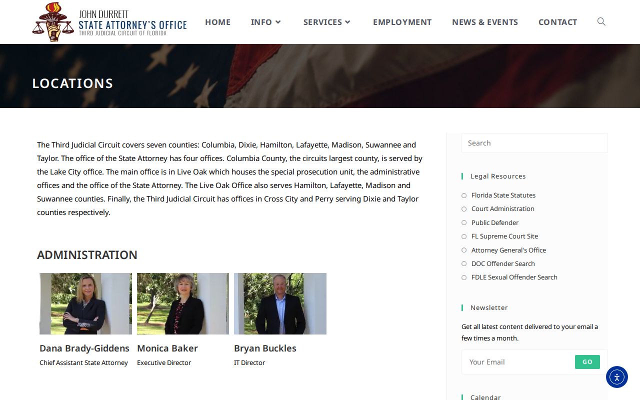 Madison County criminal court case State Attorney location